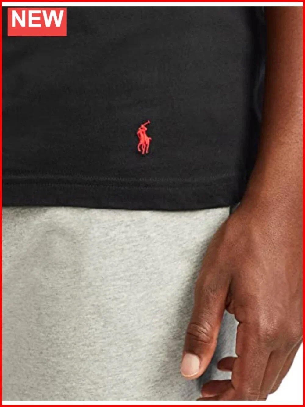 Men's Cotton Crewneck T-Shirt 3-Pack Moisture-Wicking Undershirts